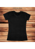 Черная женская футболка (без нанесения)
